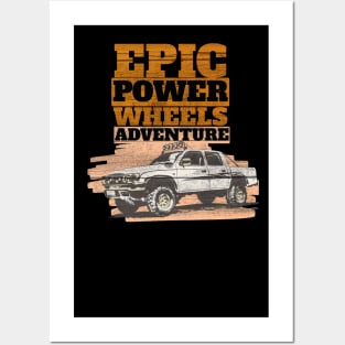 4x4 Power Wheels Offroader Posters and Art